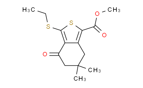 CAS No. 172516-42-6, Methyl 3-(ethylthio)-6,6-dimethyl-4-oxo-4,5,6,7-tetrahydrobenzo[c]thiophene-1-carboxylate