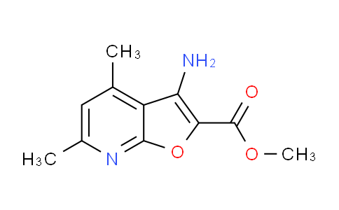 CAS No. 801228-39-7, Methyl 3-amino-4,6-dimethylfuro[2,3-b]pyridine-2-carboxylate