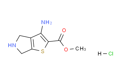 CAS No. 1416438-08-8, Methyl 3-amino-5,6-dihydro-4H-thieno[2,3-c]pyrrole-2-carboxylate hydrochloride
