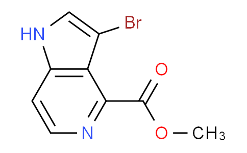 CAS No. 1167055-69-7, Methyl 3-bromo-1H-pyrrolo[3,2-c]pyridine-4-carboxylate