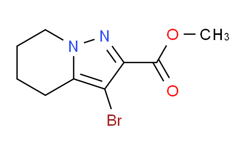CAS No. 1448862-61-0, Methyl 3-bromo-4,5,6,7-tetrahydropyrazolo[1,5-a]pyridine-2-carboxylate