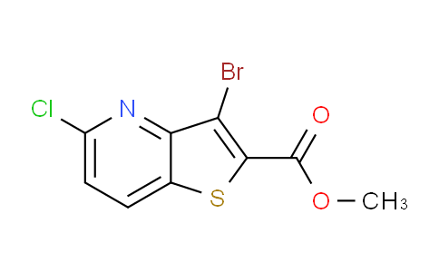 CAS No. 1398504-39-6, Methyl 3-bromo-5-chlorothieno[3,2-b]pyridine-2-carboxylate