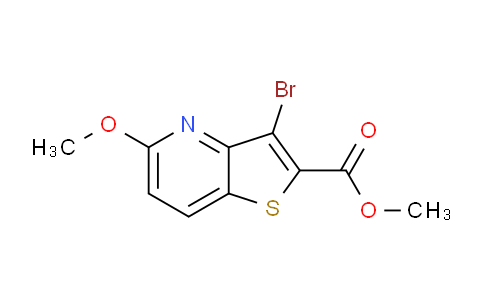 CAS No. 1398504-15-8, Methyl 3-bromo-5-methoxythieno[3,2-b]pyridine-2-carboxylate