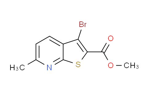 CAS No. 1427420-48-1, Methyl 3-bromo-6-methylthieno[2,3-b]pyridine-2-carboxylate