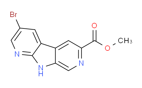 CAS No. 1200130-50-2, Methyl 3-bromo-9H-pyrrolo[2,3-b:5,4-c']dipyridine-6-carboxylate
