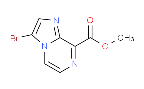 CAS No. 1250444-28-0, Methyl 3-bromoimidazo[1,2-a]pyrazine-8-carboxylate