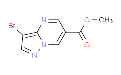 CAS No. 1823420-32-1, Methyl 3-bromopyrazolo[1,5-a]pyrimidine-6-carboxylate