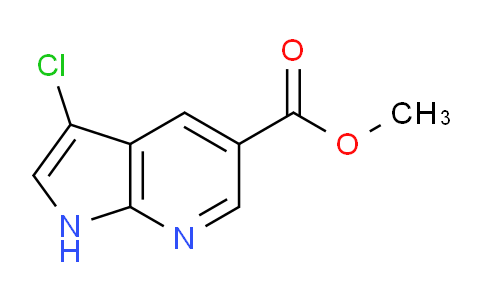 CAS No. 1190309-74-0, Methyl 3-chloro-1H-pyrrolo[2,3-b]pyridine-5-carboxylate