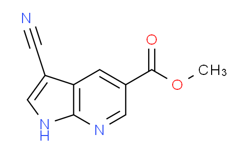 CAS No. 1256825-00-9, Methyl 3-cyano-1H-pyrrolo[2,3-b]pyridine-5-carboxylate