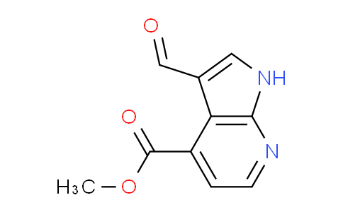 CAS No. 1190314-06-7, Methyl 3-formyl-1H-pyrrolo[2,3-b]pyridine-4-carboxylate