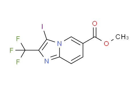 CAS No. 1432895-08-3, Methyl 3-iodo-2-(trifluoromethyl)imidazo[1,2-a]pyridine-6-carboxylate
