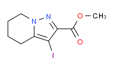 CAS No. 1448862-62-1, Methyl 3-iodo-4,5,6,7-tetrahydropyrazolo[1,5-a]pyridine-2-carboxylate
