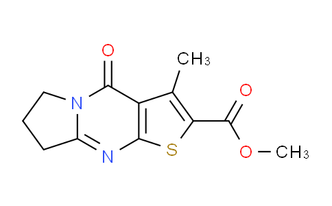 CAS No. 1095421-30-9, Methyl 3-methyl-4-oxo-4,6,7,8-tetrahydropyrrolo[1,2-a]thieno[2,3-d]pyrimidine-2-carboxylate