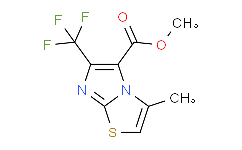 CAS No. 1956355-59-1, Methyl 3-methyl-6-(trifluoromethyl)imidazo[2,1-b]thiazole-5-carboxylate