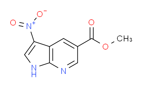 CAS No. 1190309-70-6, Methyl 3-nitro-1H-pyrrolo[2,3-b]pyridine-5-carboxylate