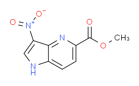 CAS No. 1190310-77-0, Methyl 3-nitro-1H-pyrrolo[3,2-b]pyridine-5-carboxylate