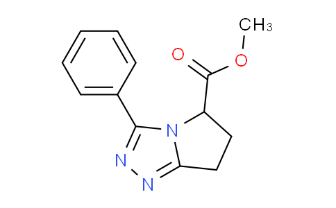 CAS No. 116340-27-3, Methyl 3-phenyl-6,7-dihydro-5H-pyrrolo[2,1-c][1,2,4]triazole-5-carboxylate