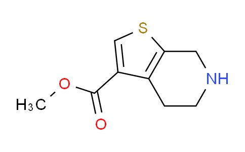 CAS No. 1256813-70-3, Methyl 4,5,6,7-tetrahydrothieno[2,3-c]pyridine-3-carboxylate