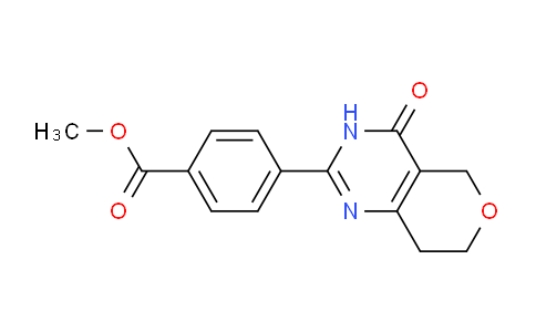 CAS No. 1450790-57-4, Methyl 4-(4-oxo-4,5,7,8-tetrahydro-3H-pyrano[4,3-d]pyrimidin-2-yl)benzoate