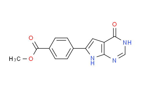 CAS No. 1011716-97-4, Methyl 4-(4-oxo-4,7-dihydro-3H-pyrrolo[2,3-d]pyrimidin-6-yl)benzoate
