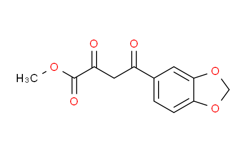 CAS No. 832741-10-3, Methyl 4-(benzo[d][1,3]dioxol-5-yl)-2,4-dioxobutanoate