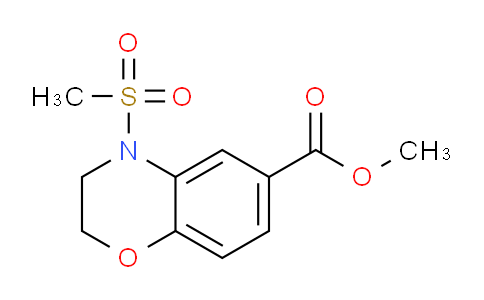 CAS No. 1160474-62-3, Methyl 4-(methylsulfonyl)-3,4-dihydro-2H-benzo[b][1,4]oxazine-6-carboxylate