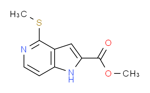 CAS No. 688356-98-1, Methyl 4-(methylthio)-1H-pyrrolo[3,2-c]pyridine-2-carboxylate