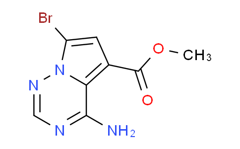 CAS No. 938191-86-7, Methyl 4-amino-7-bromopyrrolo[2,1-f][1,2,4]triazine-5-carboxylate