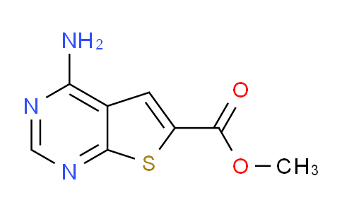 CAS No. 155087-15-3, Methyl 4-aminothieno[2,3-d]pyrimidine-6-carboxylate