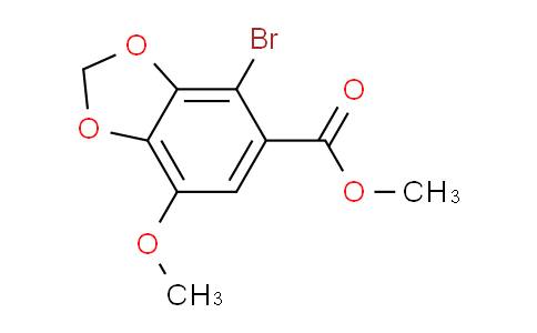 CAS No. 81474-46-6, Methyl 4-bromo-7-methoxybenzo[d][1,3]dioxole-5-carboxylate