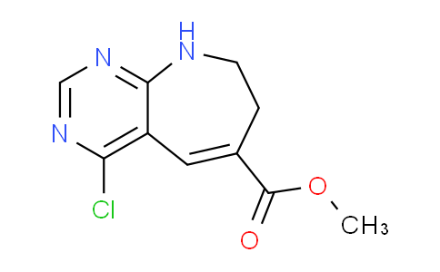 CAS No. 947665-29-4, Methyl 4-chloro-8,9-dihydro-7H-pyrimido[4,5-b]azepine-6-carboxylate