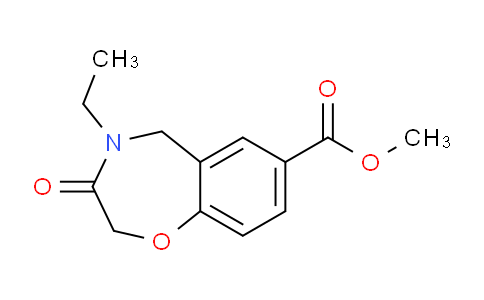 CAS No. 1707567-14-3, Methyl 4-ethyl-3-oxo-2,3,4,5-tetrahydrobenzo[f][1,4]oxazepine-7-carboxylate