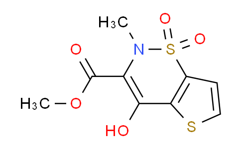 CAS No. 59804-25-0, Methyl 4-hydroxy-2-methyl-2H-thieno[2,3-e][1,2]thiazine-3-carboxylate 1,1-dioxide