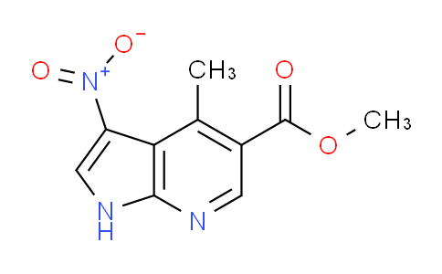 CAS No. 1190316-46-1, Methyl 4-methyl-3-nitro-1H-pyrrolo[2,3-b]pyridine-5-carboxylate
