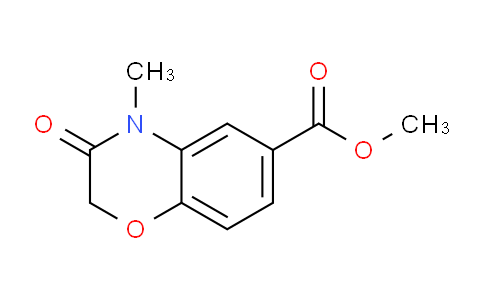 CAS No. 861348-36-9, Methyl 4-methyl-3-oxo-3,4-dihydro-2H-benzo[b][1,4]oxazine-6-carboxylate