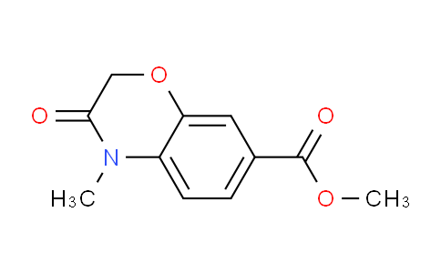 CAS No. 201294-27-1, Methyl 4-methyl-3-oxo-3,4-dihydro-2H-benzo[b][1,4]oxazine-7-carboxylate