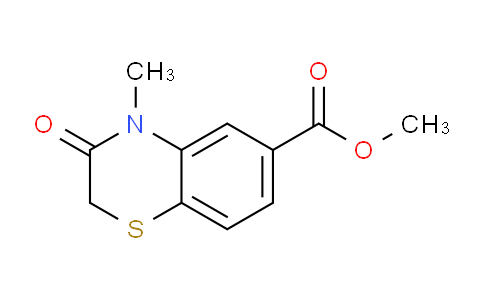 CAS No. 303987-90-8, Methyl 4-methyl-3-oxo-3,4-dihydro-2H-benzo[b][1,4]thiazine-6-carboxylate
