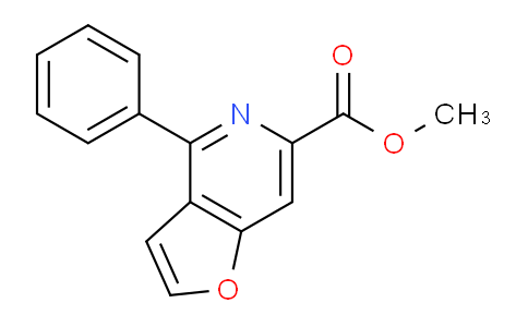 CAS No. 1344701-54-7, Methyl 4-phenylfuro[3,2-c]pyridine-6-carboxylate