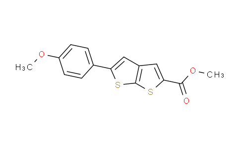 CAS No. 1624261-82-0, Methyl 5-(4-methoxyphenyl)thieno[2,3-b]thiophene-2-carboxylate