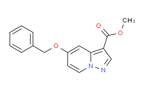CAS No. 866216-17-3, Methyl 5-(benzyloxy)pyrazolo[1,5-a]pyridine-3-carboxylate