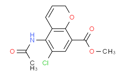 CAS No. 132976-75-1, Methyl 5-acetamido-6-chloro-2H-chromene-8-carboxylate