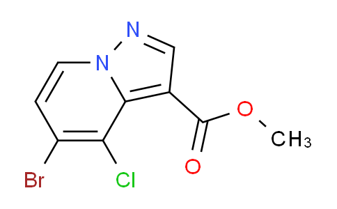 CAS No. 2250242-68-1, Methyl 5-bromo-4-chloropyrazolo[1,5-a]pyridine-3-carboxylate