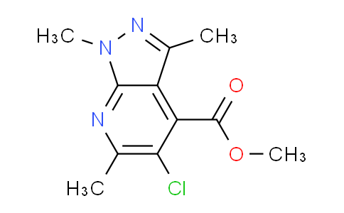 CAS No. 866769-80-4, Methyl 5-chloro-1,3,6-trimethyl-1H-pyrazolo[3,4-b]pyridine-4-carboxylate