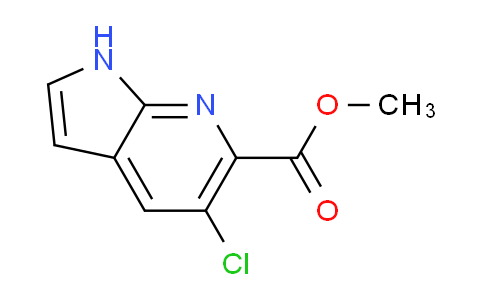 CAS No. 1305324-76-8, Methyl 5-chloro-1H-pyrrolo[2,3-b]pyridine-6-carboxylate