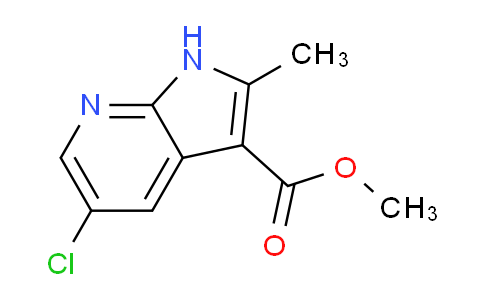 CAS No. 1312755-54-6, Methyl 5-chloro-2-methyl-1H-pyrrolo[2,3-b]pyridine-3-carboxylate