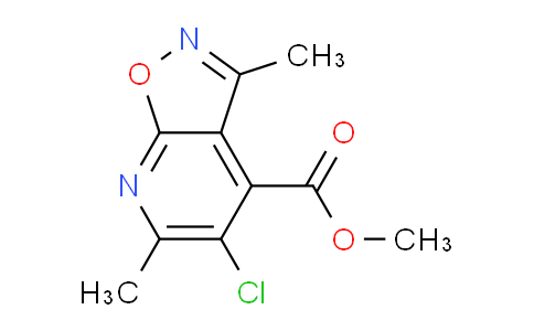 CAS No. 1011398-40-5, Methyl 5-chloro-3,6-dimethylisoxazolo[5,4-b]pyridine-4-carboxylate