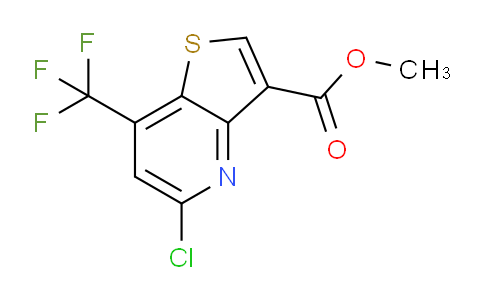 CAS No. 648859-81-8, Methyl 5-chloro-7-(trifluoromethyl)thieno[3,2-b]pyridine-3-carboxylate