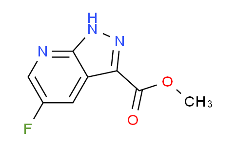 CAS No. 1256817-19-2, Methyl 5-fluoro-1H-pyrazolo[3,4-b]pyridine-3-carboxylate