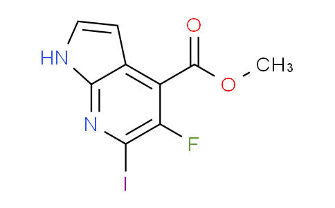 CAS No. 1261365-57-4, Methyl 5-fluoro-6-iodo-1H-pyrrolo[2,3-b]pyridine-4-carboxylate