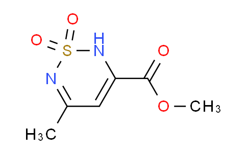 CAS No. 1011400-15-9, Methyl 5-methyl-2H-1,2,6-thiadiazine-3-carboxylate 1,1-dioxide
